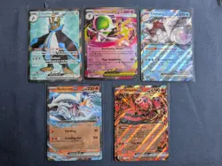 Pokemon TCG ex 5-Card Lot Full Art AR RR Empoleon Mega Gardevoir Reshiram More! - Image 1
