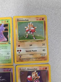 1st Edition Holo Pokemon Cards Lot- Machamp/Muk/Haunter/Nidoqueen/Hitmochan - Image 5