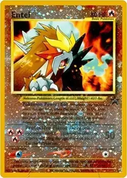 Damaged Entei - 34 - Spell of the Unown: Entei theatrical release Pokemon WoTC - Image 1