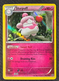 Slurpuff 95/146 Holo Rare XY Pokemon Lightly Played - Image 1