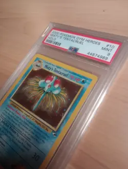 Misty's Tentacruel 10/132 PSA 9 MINT Gym Heroes Vintage WOTC Holo Pokemon Card - Image 2