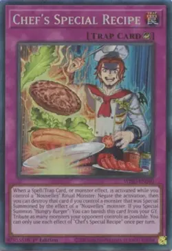 Near Mint, English Yu Gi Oh Chef's Special Recipe - WISU-EN040 - Collector's Rar - Image 1