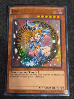 Yugioh Dark Magician Girl YGLD-ENB03 1st Ultra King Of Games Yugi HP - Image 1