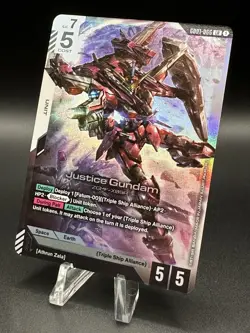 Justice Gundam (GD01-066) (NM) - Gundam Card Game - Newtype Rising (ENG) - Image 3