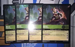 Disney Lorcana - Belle - Hidden Archer 72/204 - Near Mint Cold Foil X4 - Image 1