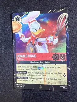 DISNEY LORCANA TCG PROMO CARD Donald Duck EPCOT Festival Of The Arts 2/DIS EN 5 - Image 3
