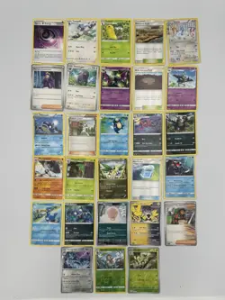 Mixed Lot of 96 Pokemon Trading Cards With Protective Case - Image 4