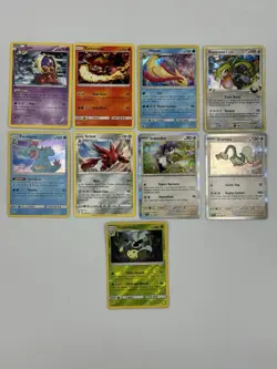 Mixed Lot of 96 Pokemon Trading Cards With Protective Case - Image 5