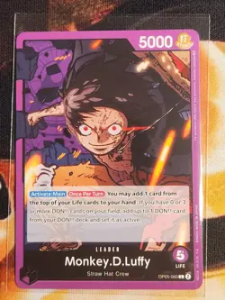 Monkey.D.Luffy - OP05-060 - Leader - Near Mint - English - One Piece Card Game - Image 1