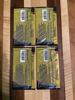 Pokemon S&M: Team Up 3-Card Mini Booster Packs - Full Art Set (4 packs) - NEW - Image 2