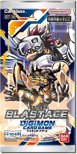 Digimon Card Game BLAST ACE Booster Pack Box BT-14 Bandai Japan Sealed New - Image 2