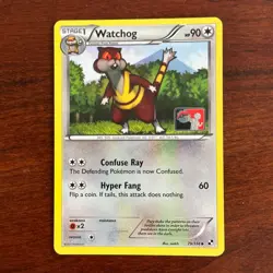 Watchog 79/114 Crosshatch Holo Uncommon League Promo Pokemon Card - Image 1