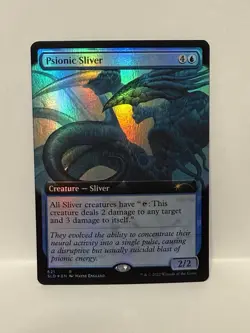 Psionic Sliver (Extended Art) - Secret Lair Drop Series (SLD) Rare 621 LP Foil - Image 1