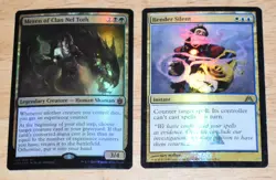 MTG 2x FOIL Meren of Clan Nel Toth & Render Silent - Image 1