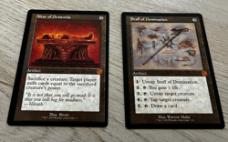 MTG Altar of Dementia & Staff of Domination The Brothers' War Retro frame NM - Image 1