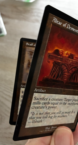 MTG Altar of Dementia & Staff of Domination The Brothers' War Retro frame NM - Image 4