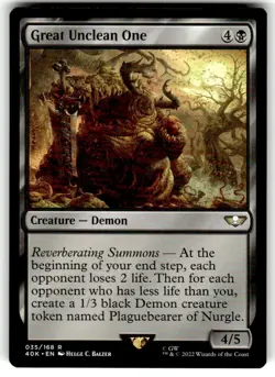 Great Unclean One Universes Beyond: Warhammer 40000 Regular MTG NM - Image 1