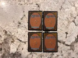 Mtg Green Cards x4 Magic the Gathering Arrogant Wurm Alpha Status Treetop Villag - Image 2