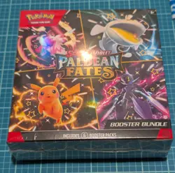 Paldean Fates Booster Bundle 6 Packs Pokemon Cards New - Image 1