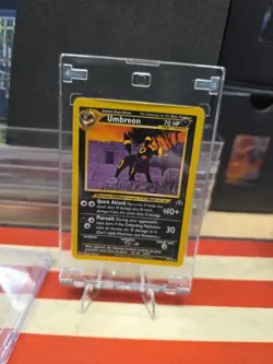 Umbreon pokemon card non holo - neo discovery #32/75 - LP-EXC - Image 1