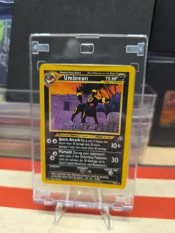 Umbreon pokemon card non holo - neo discovery #32/75 - LP-EXC - Image 2