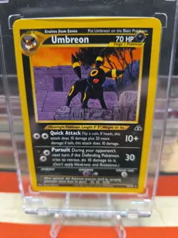 Umbreon pokemon card non holo - neo discovery #32/75 - LP-EXC - Image 5