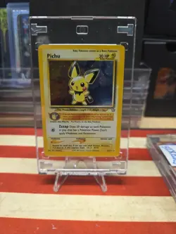 Pokemon Pichu Neo Genesis Holo Rare 12/111 WOTC Vintage - Image 1