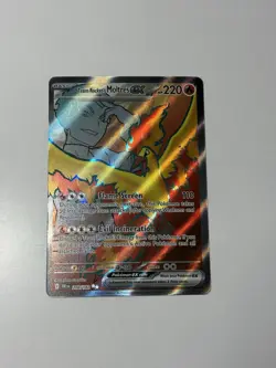 Pokemon TCG Team Rocket's Moltres EX Full Art Holo Destined Rivals 208/182 NM - Image 1