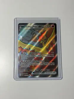 Pokemon TCG Team Rocket's Moltres EX Full Art Holo Destined Rivals 208/182 NM - Image 3
