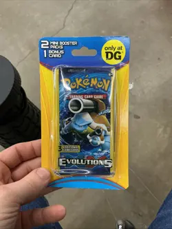 2014 Pokemon - XY Base Set - 2 Mini Card Booster Packs And 1 Bonus Card - Image 1