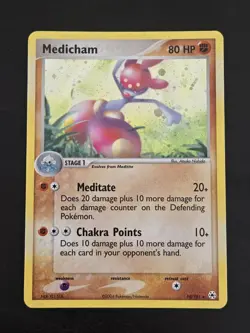 Pokemon TCG - Medicham 10/101 - EX Hidden Legends - Holo Rare - Image 1