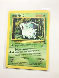 NIDORAN - 82/130 - Base Set 2 - Pokemon Card - NM - Image 1