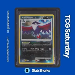2007 POKEMON D&P MYSTERIOUS TREASURES #10/123 HONCHKROW REVERSE HOLO - Image 1