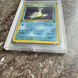 PSA 9 Pokemon 1st Edition Lapras Holo Fossil 1999 - Image 4