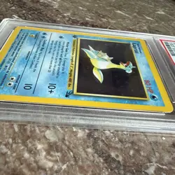 PSA 9 Pokemon 1st Edition Lapras Holo Fossil 1999 - Image 5