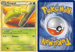 Metapod 46/123 Uncommon HeartGold & SoulSilver Pokemon HP - Image 3