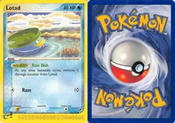 Lotad 66/100 Common Sandstorm Pokemon HP/DMG - Image 3