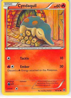 Cyndaquil 18/162 Common BREAKthrough Pokemon NM - Image 1