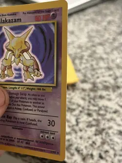 Pokemon TCG - Alakazam - 1/102 - Holo Unlimited Base Set Unlimited [Near Mint] - Image 4