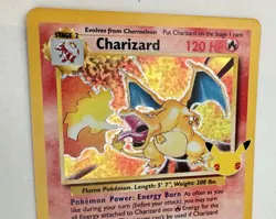 Pokemon TCG Charizard 25th Celebrations Holo Rare Card 4/102 - Image 3