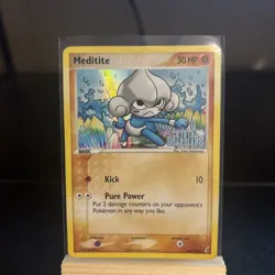 LP Meditite - Reverse Holo - 56/100 Crystal Guardians - Pokemon TCG - 2006 - Image 1