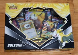 BOLTUND V Box Pokemon TCG w/ Sword & Shield Packs, NEW SEALED 2022 Box Side Tear - Image 1