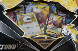 BOLTUND V Box Pokemon TCG w/ Sword & Shield Packs, NEW SEALED 2022 Box Side Tear - Image 2