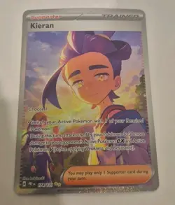 Pokemon Prismatic Evolutions Kieran 174/131 Special Illustration Rare - Image 1