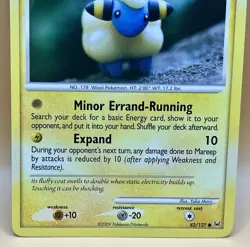 Mareep 82/127 – Platinum (Yuka Morii Clay Art) - NM - 2009 Pokemon TCG - Image 3