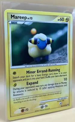 Mareep 82/127 – Platinum (Yuka Morii Clay Art) - NM - 2009 Pokemon TCG - Image 5