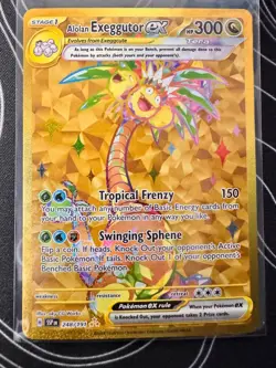 Pokemon TCG Pokemon Alolan Exeggutor Ex Exeggutor Holo - Image 1