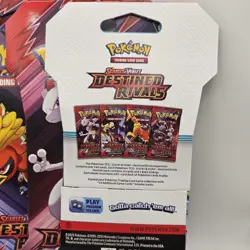Pokemon Scarlet And Violet Destined Rivals NEW-Sleeved Booster (6) Pack Bundle - Image 2