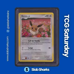 2008 POKEMON DIAMOND & PEARL MAJESTIC DAWN #62/100 EEVEE - Image 1