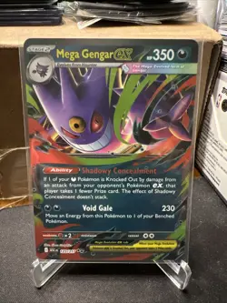 Pokemon TCG Mega Gengar Ex 125/217 Double Rare Ascended Heroes NM - Image 1